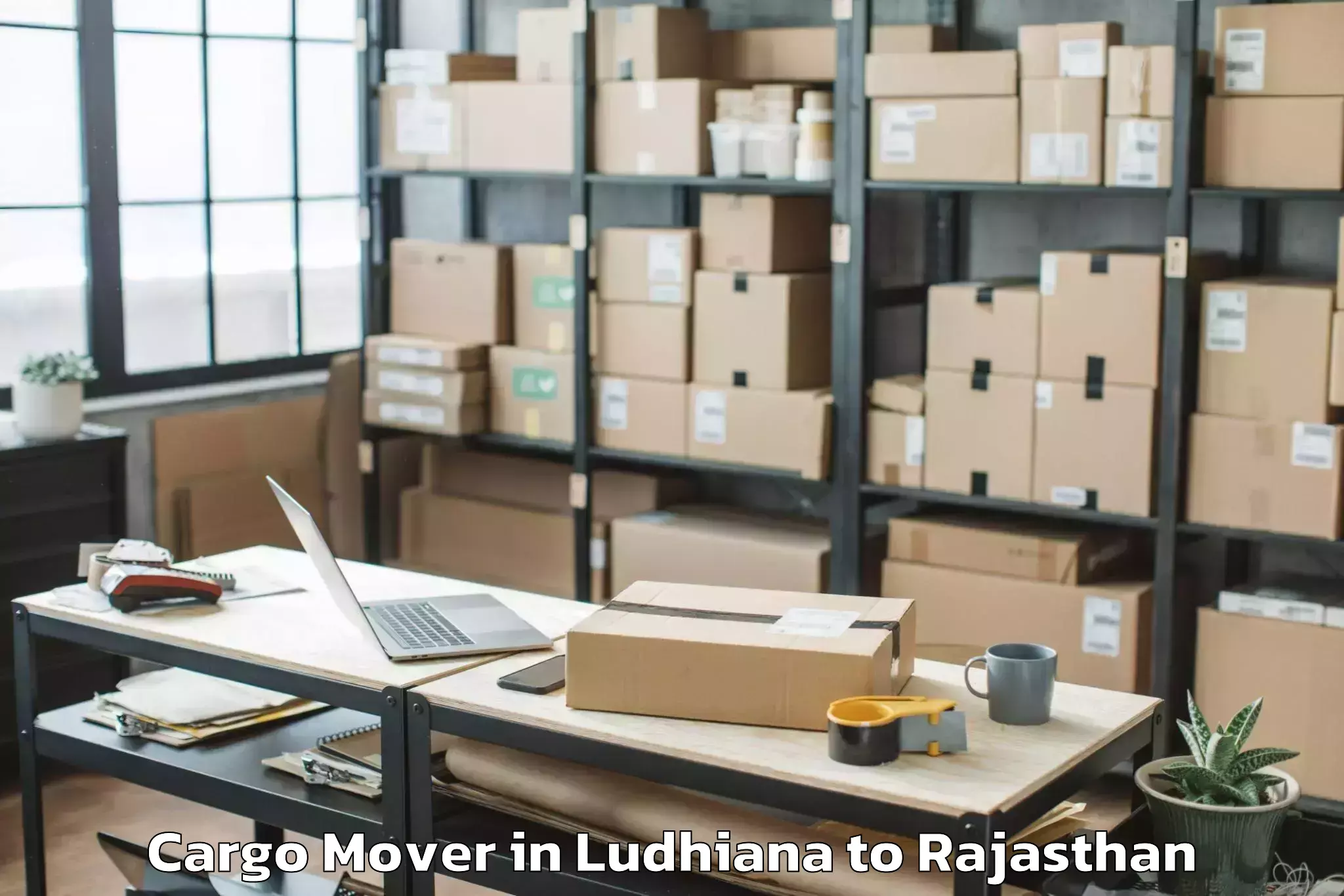 Ludhiana to Udaipur Cargo Mover Booking